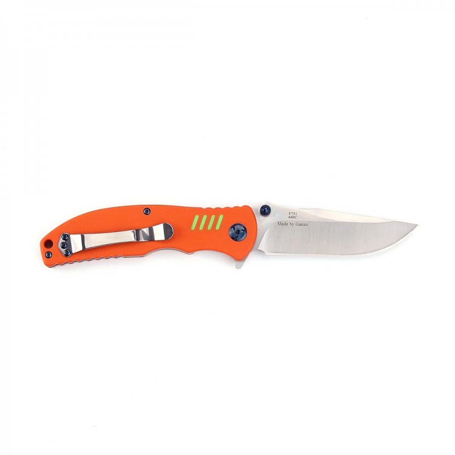 Knife Firebird F7511 (Black, Green, Orange)